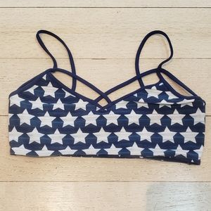 Victoria's Secret Blue Star Bralette S/P